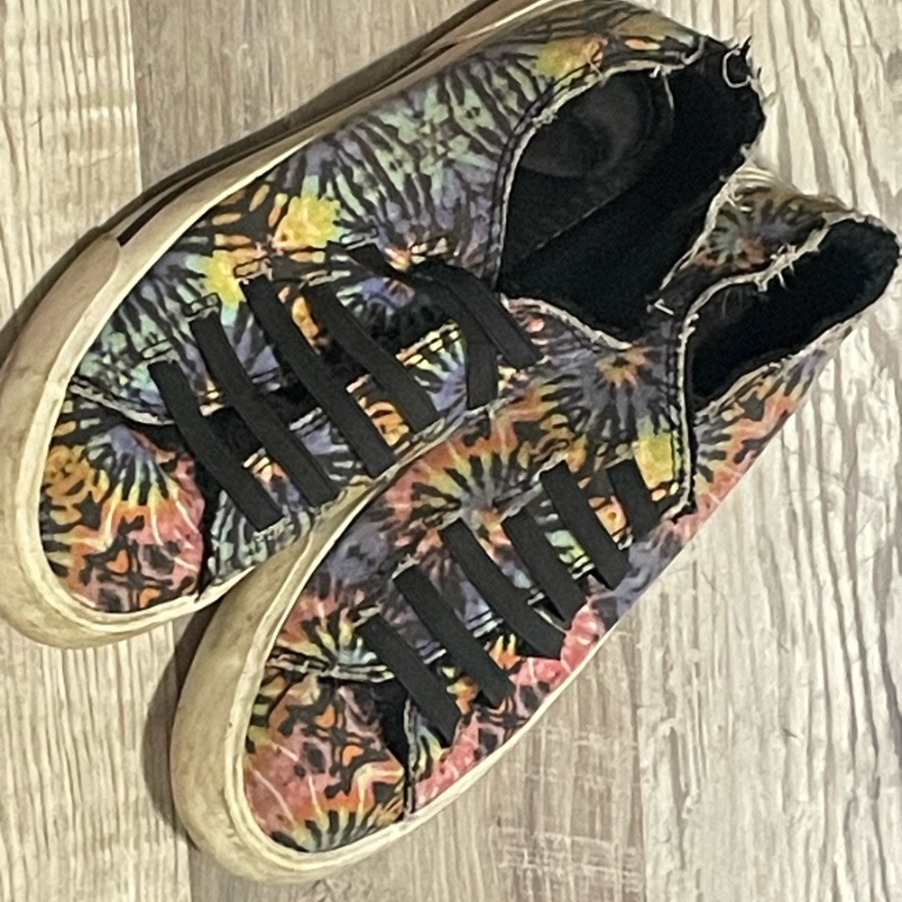 Colorful Tie-Dye Sneakers